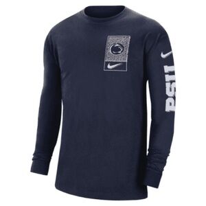 Mens Penn State Nike Long Sleeve Shirt